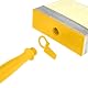 Professioneller Deckenpinsel, 120 x 30 mm, weiße Borsten, ergonomischer Griff, mit Haken, professioneller Malerpinsel