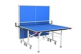 Butterfly Easifold 16 Ping Pong Table – Quick Assembly Ping Pong Table - Folding with Wheels – Compact Storage - 16mm Thick - Sturdy Frame - Playback Option