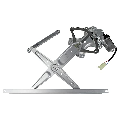 Image of TRQ Front Driver Side Power Window Motor and Regulator Assembly Compatible with 15-18 Toyota RAV4 US Built Models 13-14 RAV4 LE XLE Limited US Built Models