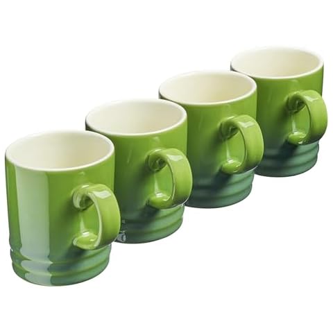 Cooks Professional 4 Piece Green Mug Set Cover