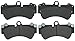 Wagner QuickStop ZX1007 Semi-Metallic Disc Pad Set, Front