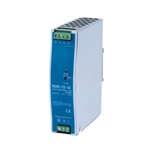 Alimentation rail DIN NDR-75-12 12V pour domotique et atelier