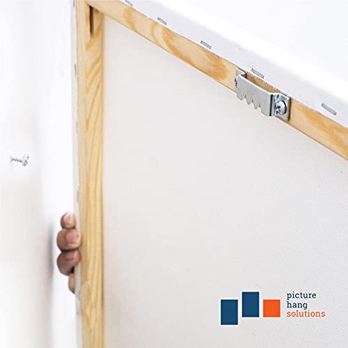 Heavy Sawtooth Hangers With Screws - 50 Pack - Heavy Picture Hangers - Picture Hang Solutions #TOP5