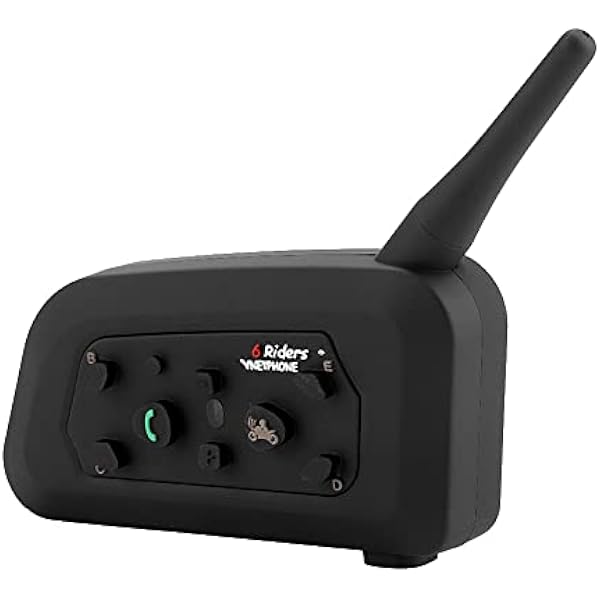 Vnetphone V6-1200 — беспроводной домофон на 6 человек с Bluetooth и мотоциклетной системой громкой связи