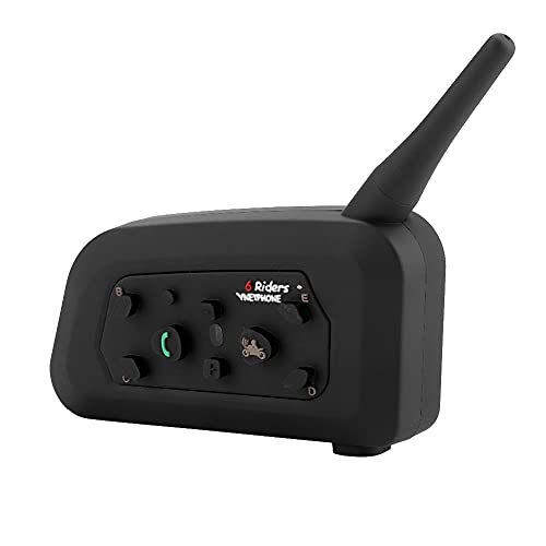 Vnetphone V6-1200 6-osobowy bezprzewodowy domofon Bluetooth motocyklowy zestaw głośnomówiący