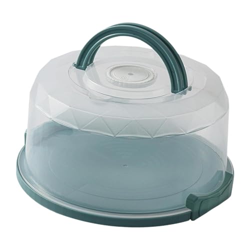 jojomis Pie Cake Carrier with Cover and Handle Round Cake Holder 9.84inch for Parties Desserts Dishes