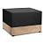 Stanbroil 42-Inch Square Fire Pit Cover, Waterproof Patio Cover for Outdoor Fire Pit Table, Fire Bowl, Patio Furniture, Waterproof, Black