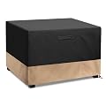 Stanbroil 42-Inch Square Fire Pit Cover, Waterproof Patio Cover for Outdoor Fire Pit Table, Fire Bowl, Patio Furniture, Waterproof, Black