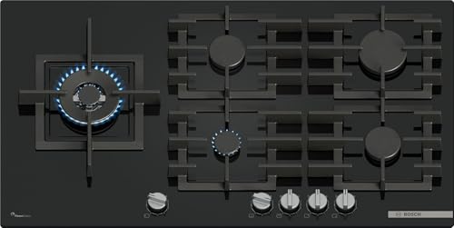 Bosch Serie 6 PPM9A6I40 plaque Noir Intégré 90 cm Gaz 5 zone(s)