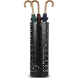 Design moderno per qualsiasi ambiente: il semplice ed elegante organizer per ombrelli in metallo nero o bianco si adatta perfettamente a qualsiasi arredamento, che si tratti di casa, ufficio, negozio o scuola.