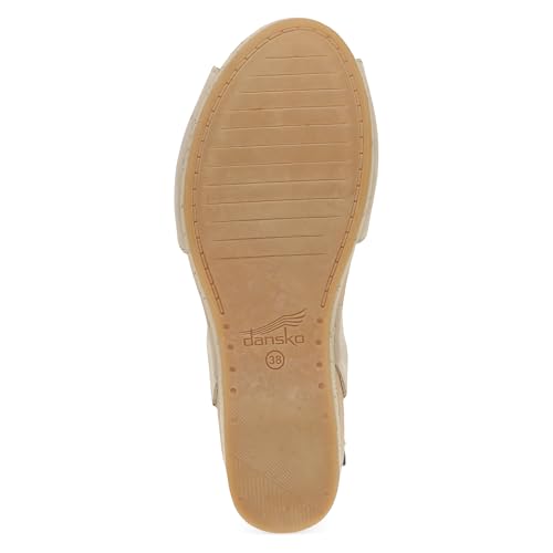 Image of Dansko Stella Multi-Strap Wedge Sandal for Women - Cork /EVA Wedge with Arch Support -Fully Adjustable Straps-Lightweight Rubber Outsole