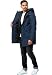 Produktbild Indicode Herren Broadwall 3 in 1 Parka mit Kapuze | Regular Fit Herrenparka mit herausnehmbarer Innenjacke (einzeln tragbar) Wintermantel Herrenjacke Winterjacke Winterparka für Männer Navy L