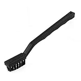 New Lon0167 2 Pcs 180 x 70 x 10mm Black Waving Plastic Handle Industrial Anti Static Brush(2 Stück 180 x 70 x 10mm schwarz winken Kunststoffgriff Industrie Static Brush