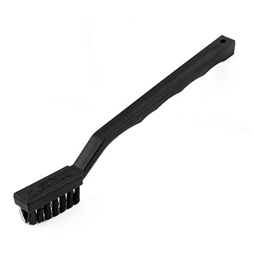 New Lon0167 2 Pcs 180 x 70 x 10mm Black Waving Plastic Handle Industrial Anti Static Brush(2 Stück 180 x 70 x 10mm schwarz winken Kunststoffgriff Industrie Static Brush