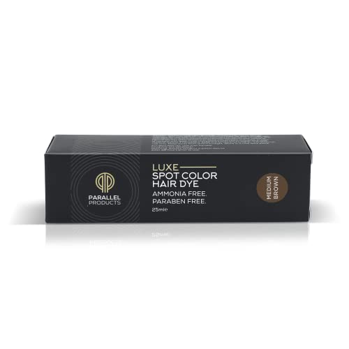 Parallel Products - Luxe Color (Medium Brown) - Cream Hair Dye - 25Ml - Tint For Professional Spot Coloring - Covers Grey Hair - Root Touch-Up #TOP3
