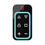 8 Channel Multi-Frequency Garage Remote Door Key Duplicator with Intelligent Sleep Wide Coverage (Blue)