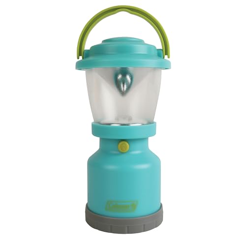Coleman Kids Adventure Mini LED Lantern, Handheld Children's Lantern with Lifetime LED Bulbs, 16 Hrs Run Time, Water-Resistant Design (Colors May Vary)