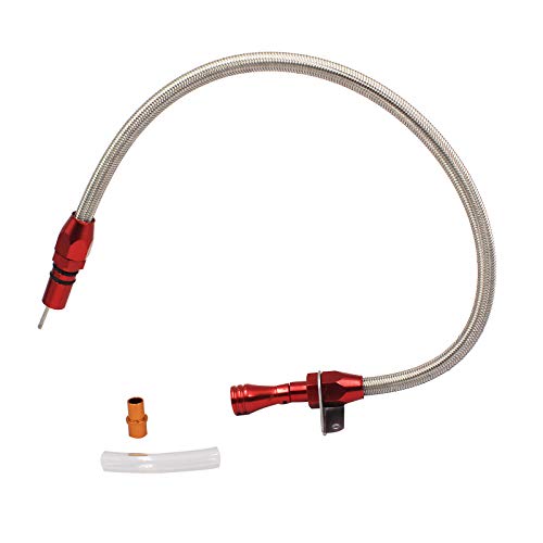 1409Kmt KMT-OT00331 Th350 Th400 Transmission Dipstick Tube Tool With Lock Flexible Stainless Steel Compatible With Chevy Gm Th350 Tranny 350 Turbo Hot Th400 Turbo thumb #1