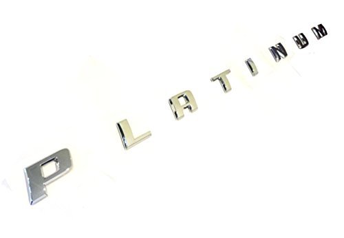 Custom Install Parts Pickup Bedside Emblem Decal -Single- Compatible with Ford F-150 F-250 F-350 2013-2017 Platinum Edition