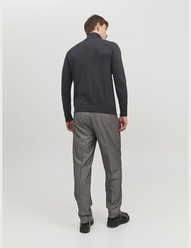 Einfarbig Rollkragenpullover Grau X_S – Ansicht 3