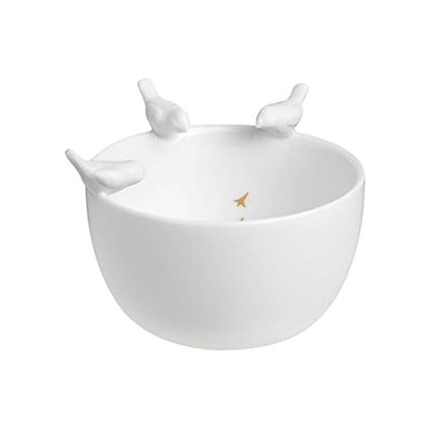 Räder Home Porcelain Storage Bowl with Birds Cover
