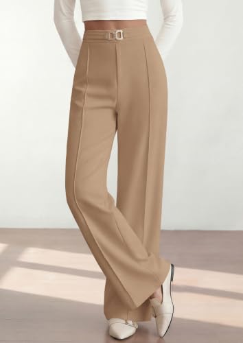 Image of PRETTYGARDEN Womens Dress Pants High Waisted Tailored Trousers