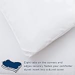 Comforter Queen Size Down Alternative Quilted Solid Comforter/Duvet Insert - Ultra Soft Hypoallergenic Bedding - Medium Warmth for All Seasons Queen Duvet Comforter - White