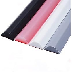 Plato De Ducha Con Cortina Se Sale El Agua Barrera de agua para ducha, umbral de ducha plegable, barrera de ducha, tira de silicona para ducha, evita que se salga el agua, autoadhesivo (100cm,Blanco)