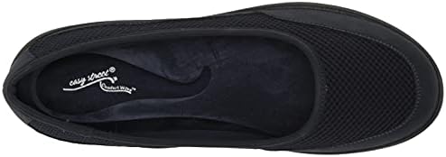 Easy Street Women's Joyous Ballet Flat Sneaker, Navy Mesh/Navy Matte, 7 | Image 4