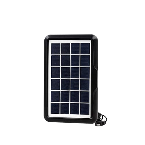 YHAILI Cargador solar de 10 W, fácil de transportar, panel solar, puerto USB, carga de teléfono, fácil de llevar, para senderismo, camping, viajes