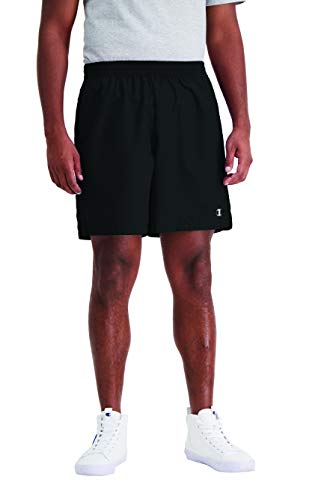 Champion Men's 7-inch Woven Sport Short W/Out Liner Black