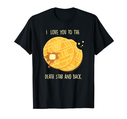 T-shirt Star Wars Death Star Waffle haut en coton anti-déformation pour style geek