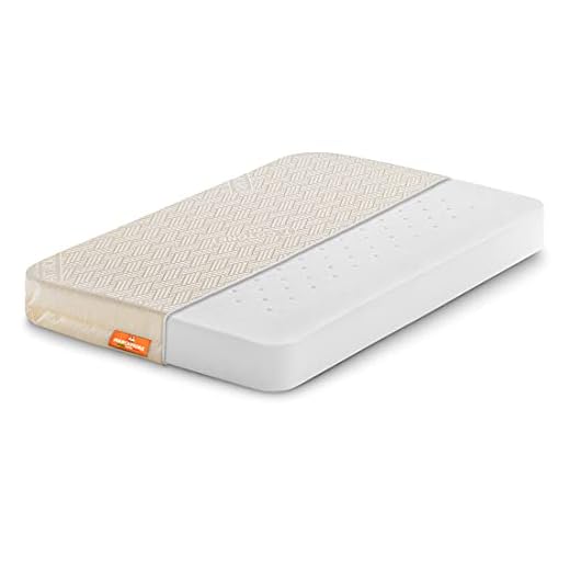 Marcapiuma - Colchón para Cuna de bebé 80 x 50 x 5 cm de Altura. Colchón de Waterfoam Compatible con Chicco Next To Me CAM Cullami Kinderkraft Brevi Nanna Oh Cosleeping desenfundable Made in Italy