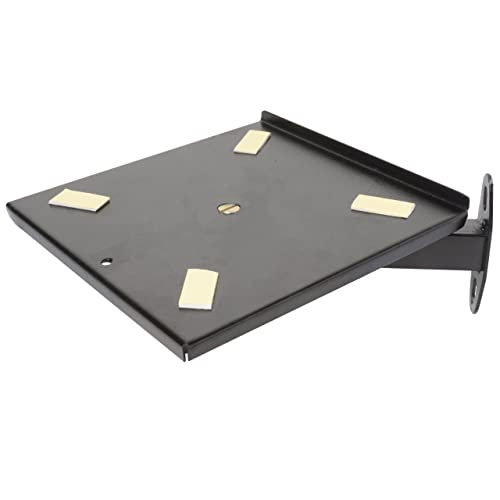 Image of Audiovan Shelf Speaker Wall Mount, Speaker Stand, Speaker Wall Mount (4 x 4 Inches) 4 Pcs Pack