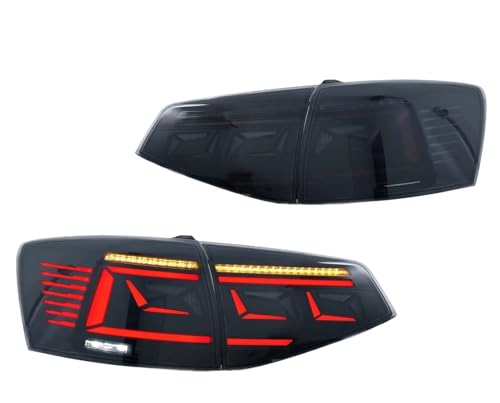 Feux arrière noirs de VW Jetta MK4 avec clignotants séquentiels pour vos trajets