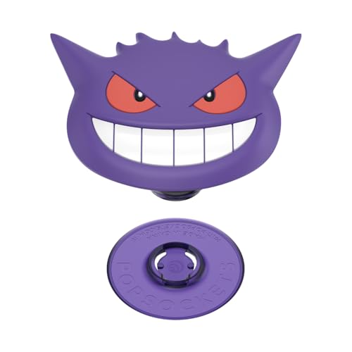 Image of PopSockets Adhesive Phone Grip, Holder, Phone Stand, Pokemon - Gengar Face