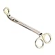 Fashion Plating Edelstahl Kerze Herz Clip Docht Trimmer Schere Kerzenhaken Zubehör Werkzeug (Gold)
