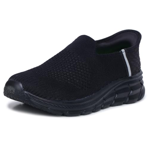 Image of ATHCO Mens Slipo Walking Shoes for Man, Lightweight Breathable Comfort Slip-On Casual Shoes for Man with Memory Foam Insole, Lightweight, Comfort Walking Shoe for Men for All-Day Comfort