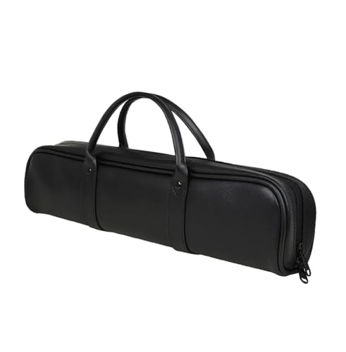 Housse flûte traversière 17 trous protection cuir PU étui 16 trous