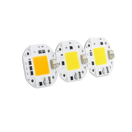 3pcs COB LED Chip High Power 50W 70W 100W 220V Smart IC No Need Driver LED Chip for Spotlight Floodlight Lampada DIY Lighting(Wa