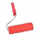 Hanroy 8'' Patterned Paint Roller for Wall Decoration Classic Texture Rubber Roller Decorative Household DIY Paint Art Tool for Wall Decoration (2018T)