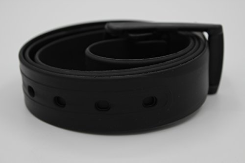 MESHIKAIER Candy Colour Unisex Adjustable Rubber Silicone Belt with Plastic Buckle3