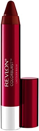 REVLON Lacquer Lip Balm, Matte Finish - Enticing, 1 Count, Red