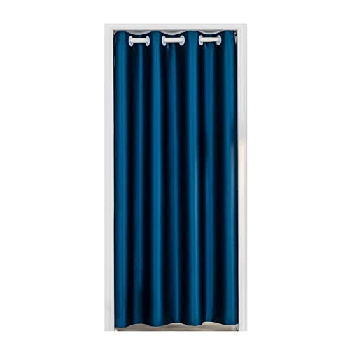 OSONA 間仕切りカーテン 遮光 ハトメカーテン 仕切り のれん 1cmオーダー可 光沢感 柔らかい 冷気遮断 省エネ おしゃれ 簡易カーテン 目隠し 突っ張り棒 開閉式 暖簾 無地 断熱 保温 北欧 仕切り扉 キッチン リビング 飲食店 台所 寝室 洗