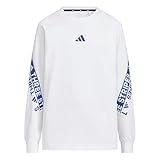 [アディダス] キッズ ワード 長袖 Tシャツ W6496 ホワイト (KA3787)