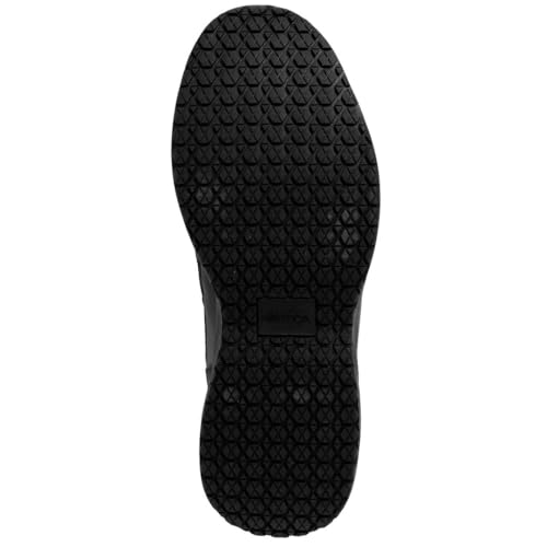 Image of Nautica Black Non Slip Slip On /Lace-Up Work Shoes, Safety Water Resistant Chef Kitchen Trabajo Zapatos Restaurant or Food Service Sneakers - Comfortable and Lightweight for Men and Women