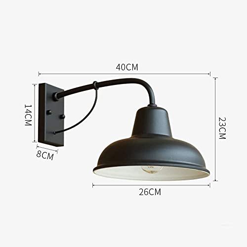 Lámpara de pared impermeable IP65 con diseño industrial de cuello de ganso 2