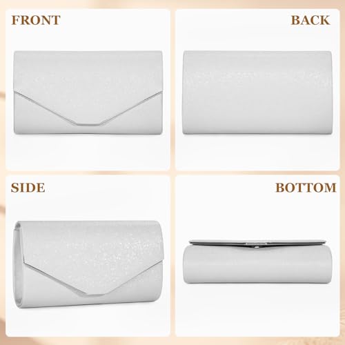 Image of UBAYMAX Clutch Purses for Women Formal Dressy Evening Handbags Crossbody | Sparkly PU Leather Envelope Clutch Bag Fancy Small Shoulder Bag for Wedding Party Cocktail Prom Engagement Formal Occasions
