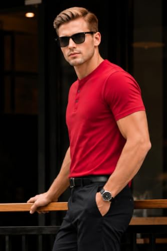 Image of Parcel Yard Men's Cotton Rich Solid Polo Tshirt | Collar Tshirts | Half Sleeves | Plain-Regular Fit