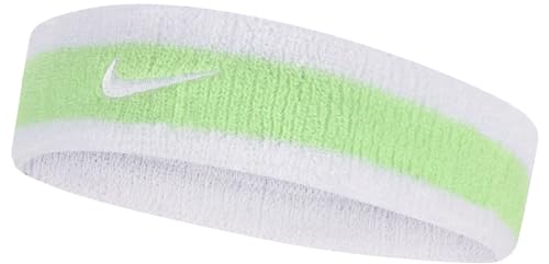 Nike Swoosh Headbands 117 White/Vapor Green/White - -